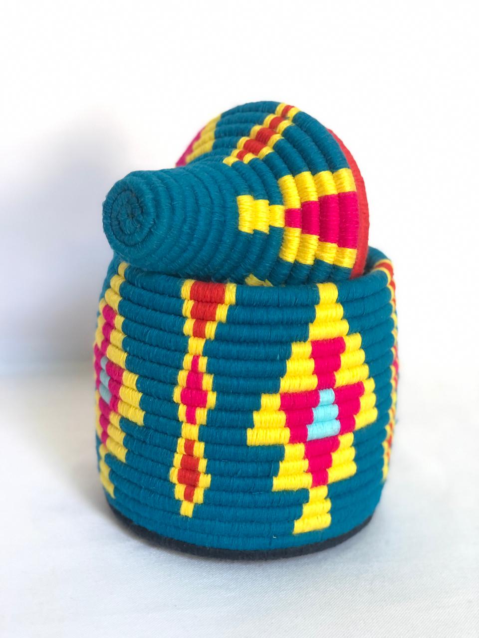 CozyBoho™ Moroccan Berber Handwoven Basket B002