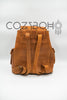 CozyBoho™ Cognac Leather Rucksack