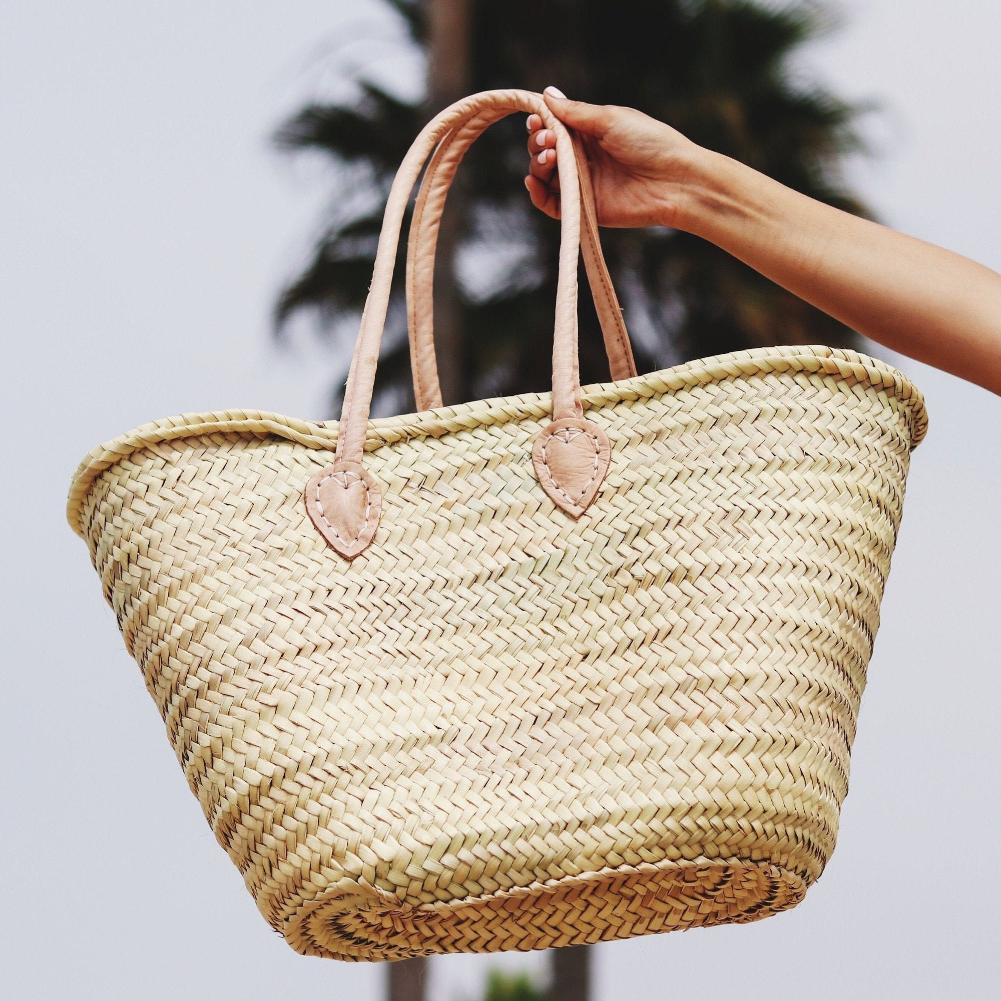 Straw Market Basket Bag™