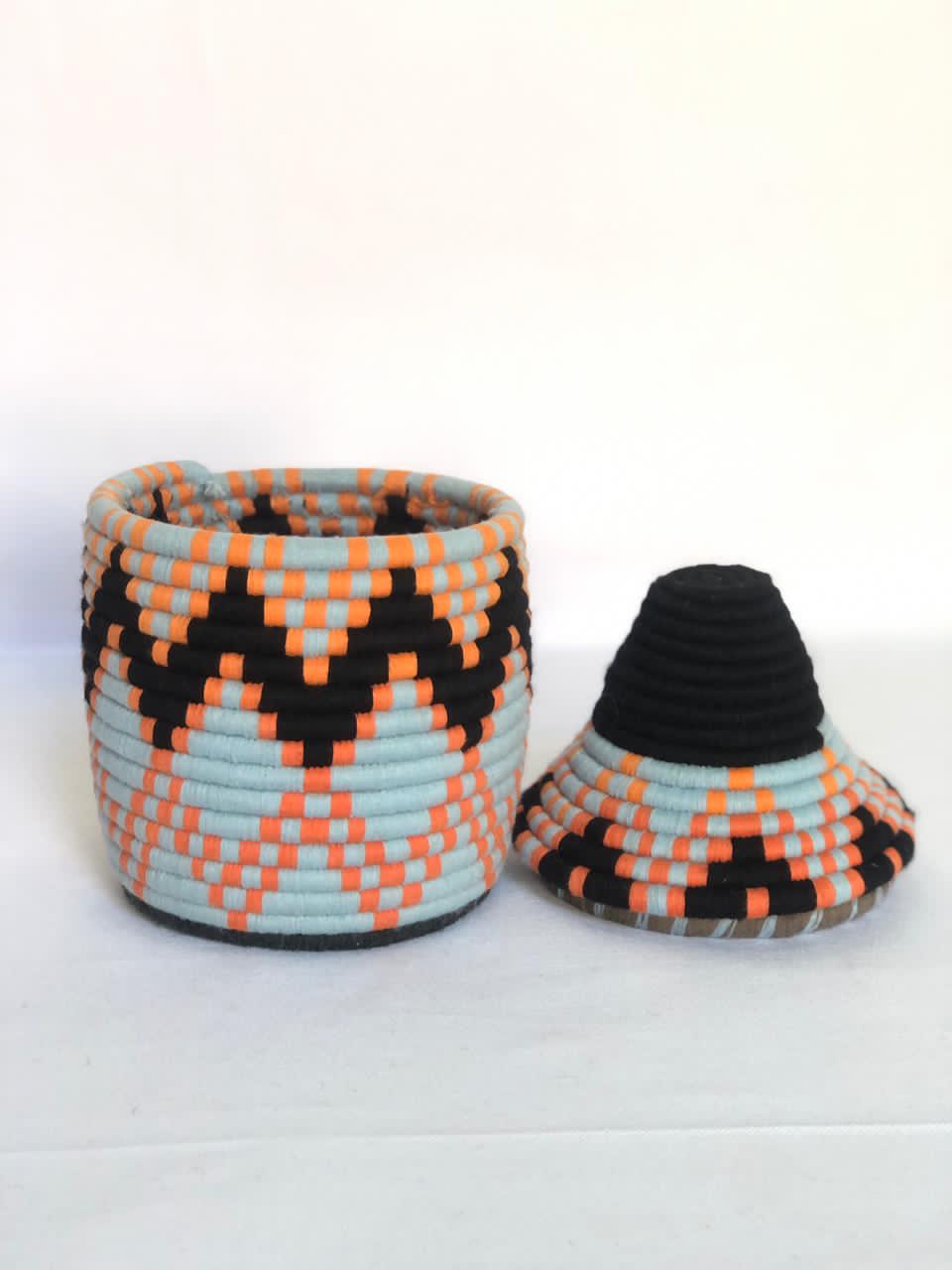 CozyBoho™ Moroccan Berber Handwoven Basket B005