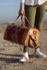 CozyBoho™ Leather Kilim Weekender Bag
