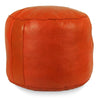 Load image into Gallery viewer, CozyBoho™ Solid Color Moroccan Leather Pouf