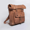 CozyBoho™ Leather Roll Top Backpack