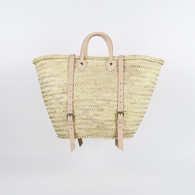 CozyBoho™ Handmade Straw Basket Backpack