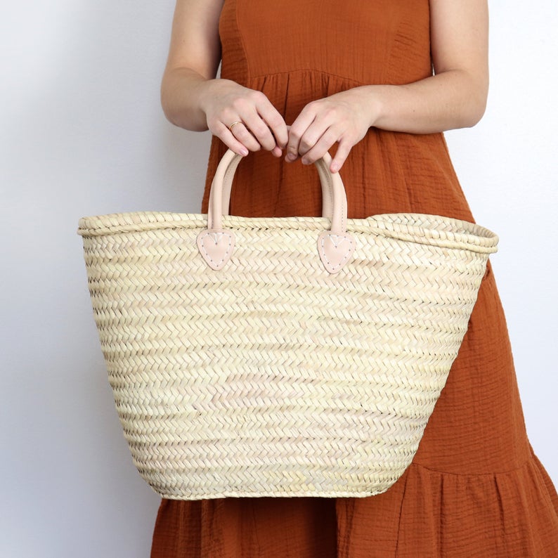 CozyBoho™ Straw Basket Bag