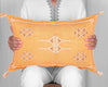 Load image into Gallery viewer, Moroccan Pillow Sabra Cushion Cover Cactus Silk 13&quot;x21&quot;