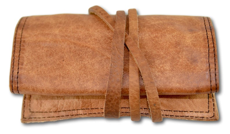 CozyBoho™ Leather Tobacco Pouch